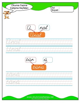 öbüşzç Grubu Çalışma Sayfaları